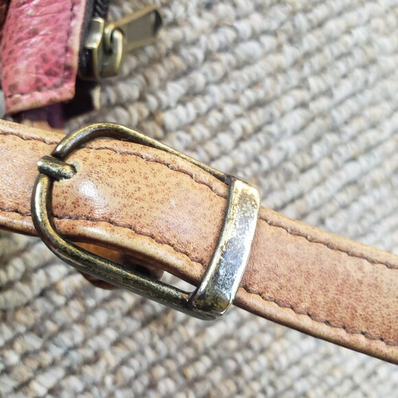 Anuschka Hobo Shoulder Bag w/ Wallet Hand Painted Leather Purse Butterfly - Picture 12 of 14